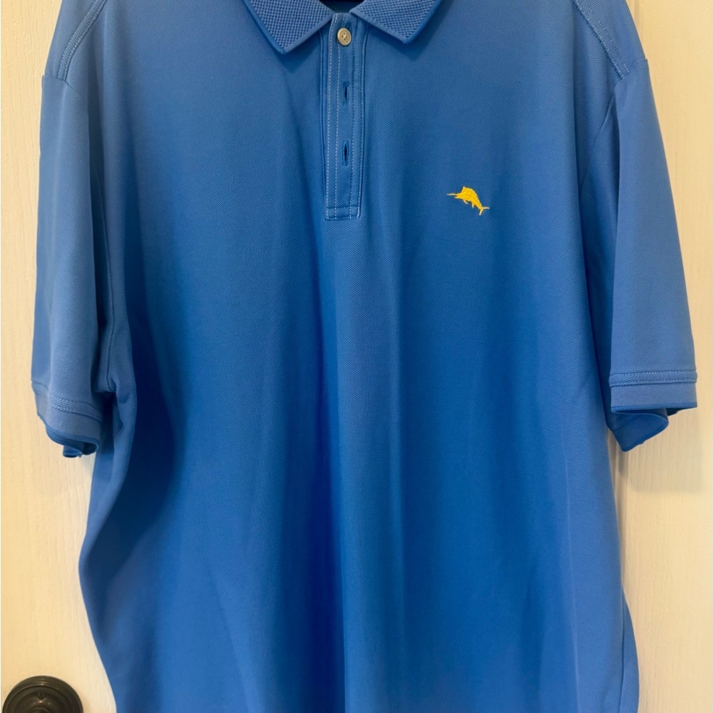 Tommy Bahama Blue Polo Shirt XXL